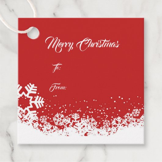 クリスマスプレゼントラベル フェイバータグ (正面)