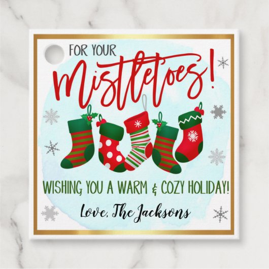 クリスマスプレゼントラベル フェイバータグ (正面)