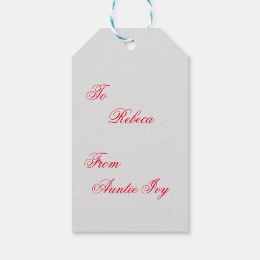 クリスマスプレゼントラベル-格言列 ギフトタグ (裏面)