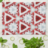 クリスマスプレゼント万華鏡のように千変万化するパターンキッチンタオル キッチンタオル (折り畳み)