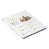 クリスマスプレゼント交換の涙遠くにパーティーゲーム ノートパッド (アングル)