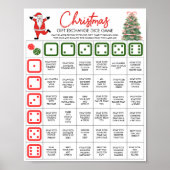 クリスマスプレゼント交換ゲーム、クリスマスサイコロゲーム ポスター (正面)