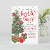 クリスマスプレゼント交換パーティー 招待状 (スタンド正面)