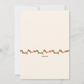 クリスマスプレゼント交換パーティー 招待状 (裏面)