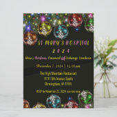 クリスマスプレゼント交換招待状6.5インチx 8.7 シーズンカード (スタンド正面)