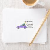 クリスマスプレゼント付きニューアドレスパープルカー ラベル (インサイチュ)