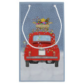 クリスマスプレゼント付きレッドカースモール抱き枕 スモールペーパーバッグ (裏面)