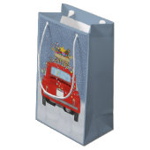 クリスマスプレゼント付きレッドカースモール抱き枕 スモールペーパーバッグ (裏面アングル)