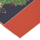 クリスマスプレゼント付き婦人アールデコ美しいファッション ロングテーブルランナー (コーナー)