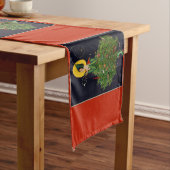 クリスマスプレゼント付き婦人アールデコ美しいファッション ロングテーブルランナー (インサイチュ)