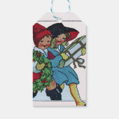 クリスマスプレゼント付き子どもモノグラム ギフトタグ (裏面)