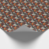 クリスマスプレゼント付き西ハイランドホワイトテリア ラッピングペーパー (角)