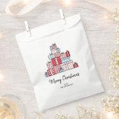 クリスマスプレゼント休暇のお願いバッグ フェイバーバッグ (クリップ留めされた状態)