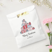 クリスマスプレゼント休暇のお願いバッグ フェイバーバッグ (封をした状態)