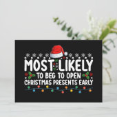 クリスマスプレゼント伯爵を開けて欲しいと思う 招待状 (スタンド正面)