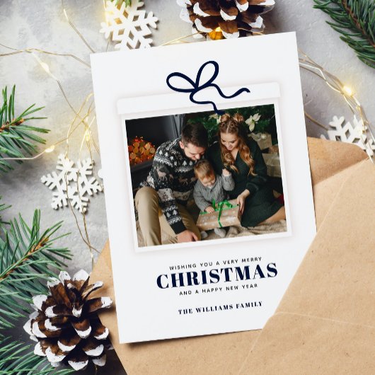 クリスマスプレゼント写真カスタム シーズンカード