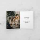 クリスマスプレゼント写真 シーズンカード (内部)