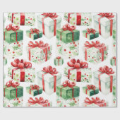 クリスマスプレゼント包装紙! ラッピングペーパー (フラット)