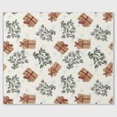 クリスマスプレゼント包装紙 ラッピングペーパー (フラット)