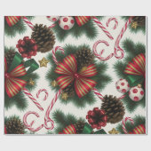 クリスマスプレゼント包装紙 ラッピングペーパー (フラット)