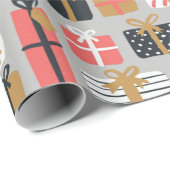 クリスマスプレゼント包装紙 ラッピングペーパー (ロールコーナー)