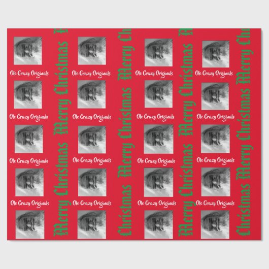 クリスマスプレゼント包装紙 ラッピングペーパー (フラット)