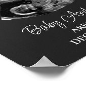 クリスマスプレゼント妊娠のお知らせ ポスター (角)