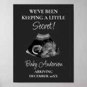 クリスマスプレゼント妊娠のお知らせ ポスター (正面)