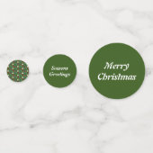 クリスマスプレゼント幽霊おもしろいカスタム コンフェッティ (正面)