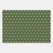 クリスマスプレゼント幽霊おもしろいカスタム ラッピングペーパーシート (正面3)