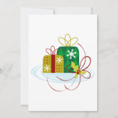 クリスマスプレゼント招待状 招待状 (正面)