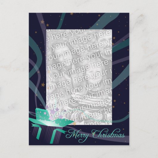 クリスマスプレゼント枠 シーズンポストカード (正面)