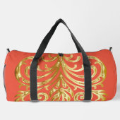 クリスマスプレゼント機関®大 ダッフルバッグ (裏面)