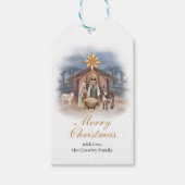 クリスマスプレゼント用の降誕祭タグ ギフトタグ (正面)