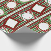 クリスマスプレゼント用オリジナル包装紙-スクラップブック 可愛い ラッピングペーパー (角)