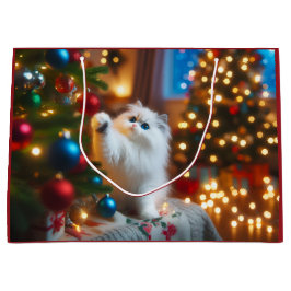 クリスマスプレゼント用 不思議な仔猫 ギフトバッグ