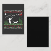 クリスマスプレゼント襲撃シーズン サンタ ノートカード (正面/裏面)