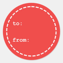 クリスマスプレゼント赤と白ラベルの終了/終了