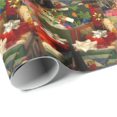 クリスマスプレゼント迷彩柄ラッピング紙 ラッピングペーパー (ロールコーナー)