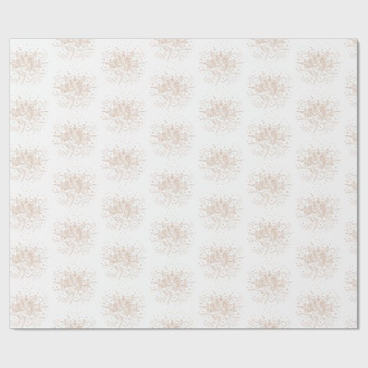 クリスマスプレゼント10日包装紙 ラッピングペーパー (フラット)