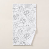 クリスマスプレゼント3 バスタオルセット (ハンドタオル)