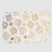 クリスマスプレゼント4 ゴルフタオル (横)