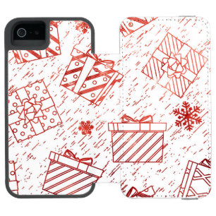 クリスマスプレゼント5 iPhone SE/5/5sウォレットケース
