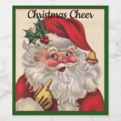 クリスマスプレゼント6ワインラベルあなたの名前 – ココアミックス ワインラベル (シングルラベル)