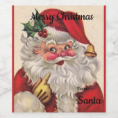 クリスマスプレゼント6ワインラベルあなたの名前 – ココアミックス ワインラベル (シングルラベル)