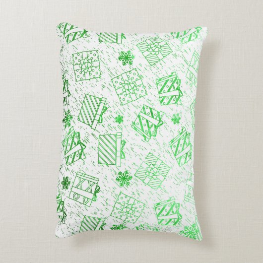 クリスマスプレゼント7 アクセントクッション (裏面(縦))