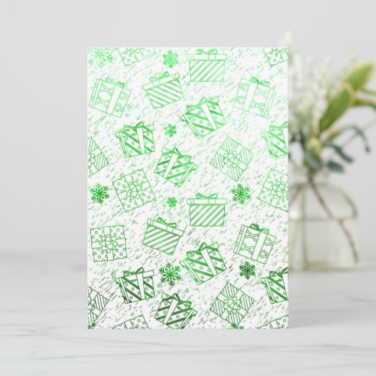 クリスマスプレゼント7 サンキューカード (スタンド正面)