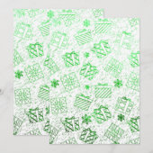 クリスマスプレゼント7 サンキューカード (正面/裏面)