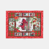 クリスマスプレゼント |これは私のクリスマス映画の時計 フリースブランケット (正面(横))