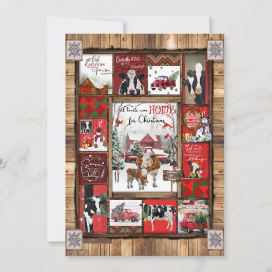 クリスマスプレゼント |すべての来ハートホームでクリスマス シーズンカード (正面)